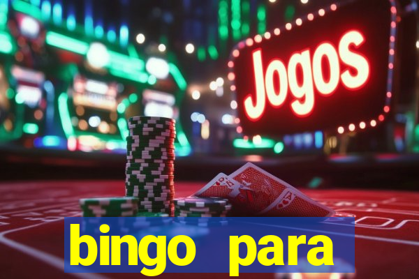 bingo para despedida de solteira para imprimir